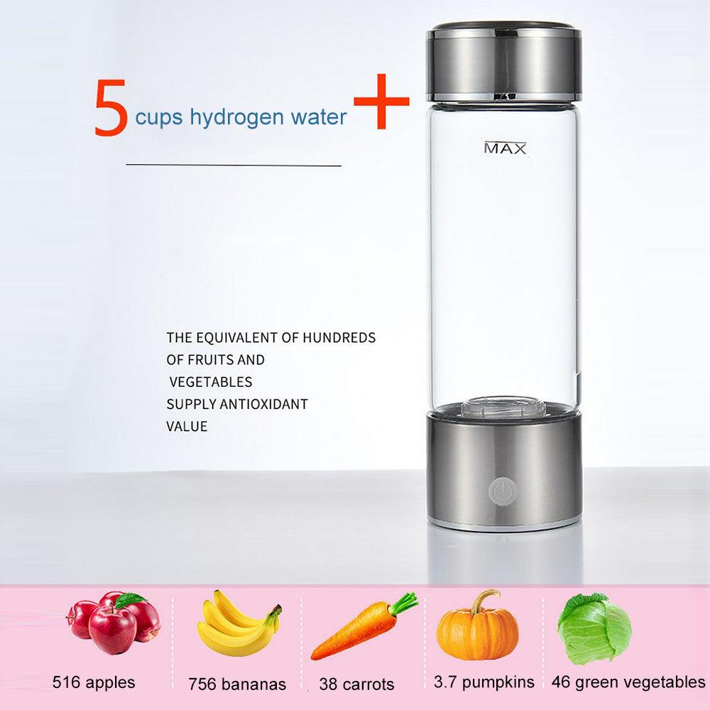 H2Go-Hydrogen generated water bottle