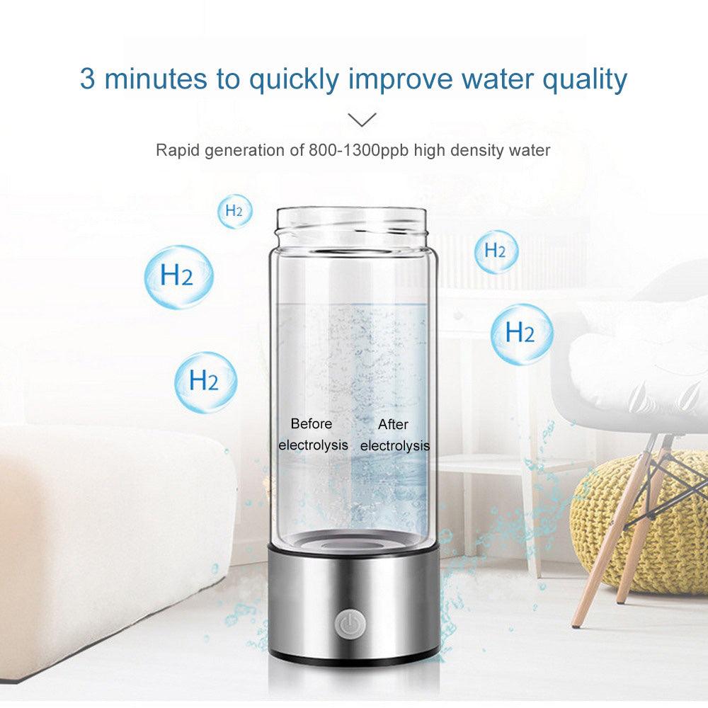 H2Go-Hydrogen generated water bottle